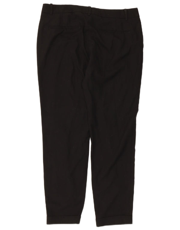 Женские зауженные укороченные брюки Zara EU 38 Small W28 L25, черные