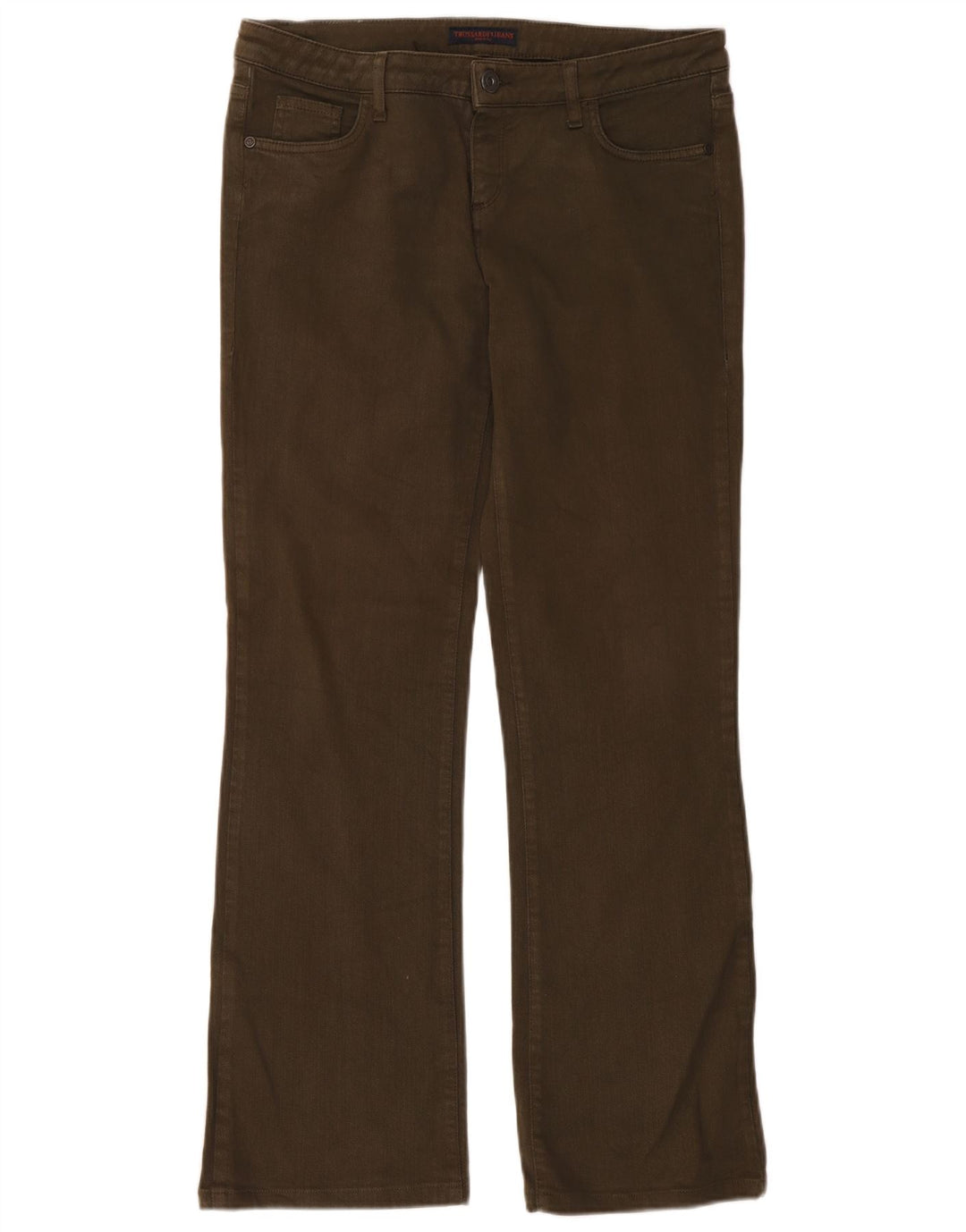 Женские джинсы Trussardi Bootcut W31 L31 Хаки, хлопок