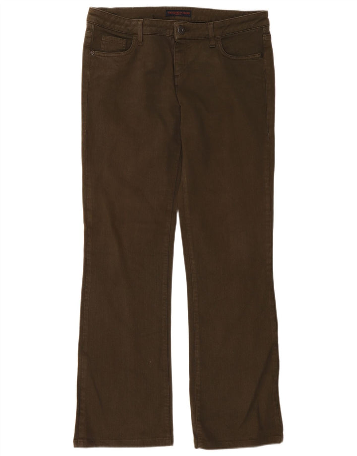 Женские джинсы Trussardi Bootcut W31 L31 Хаки, хлопок