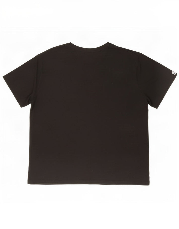 Мужская футболка с рисунком Fila Top 2XL, черный полиэстер