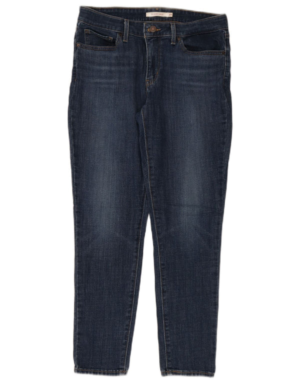 Женские джинсы скинни Levi's 711 W29 L30 синие, хлопок