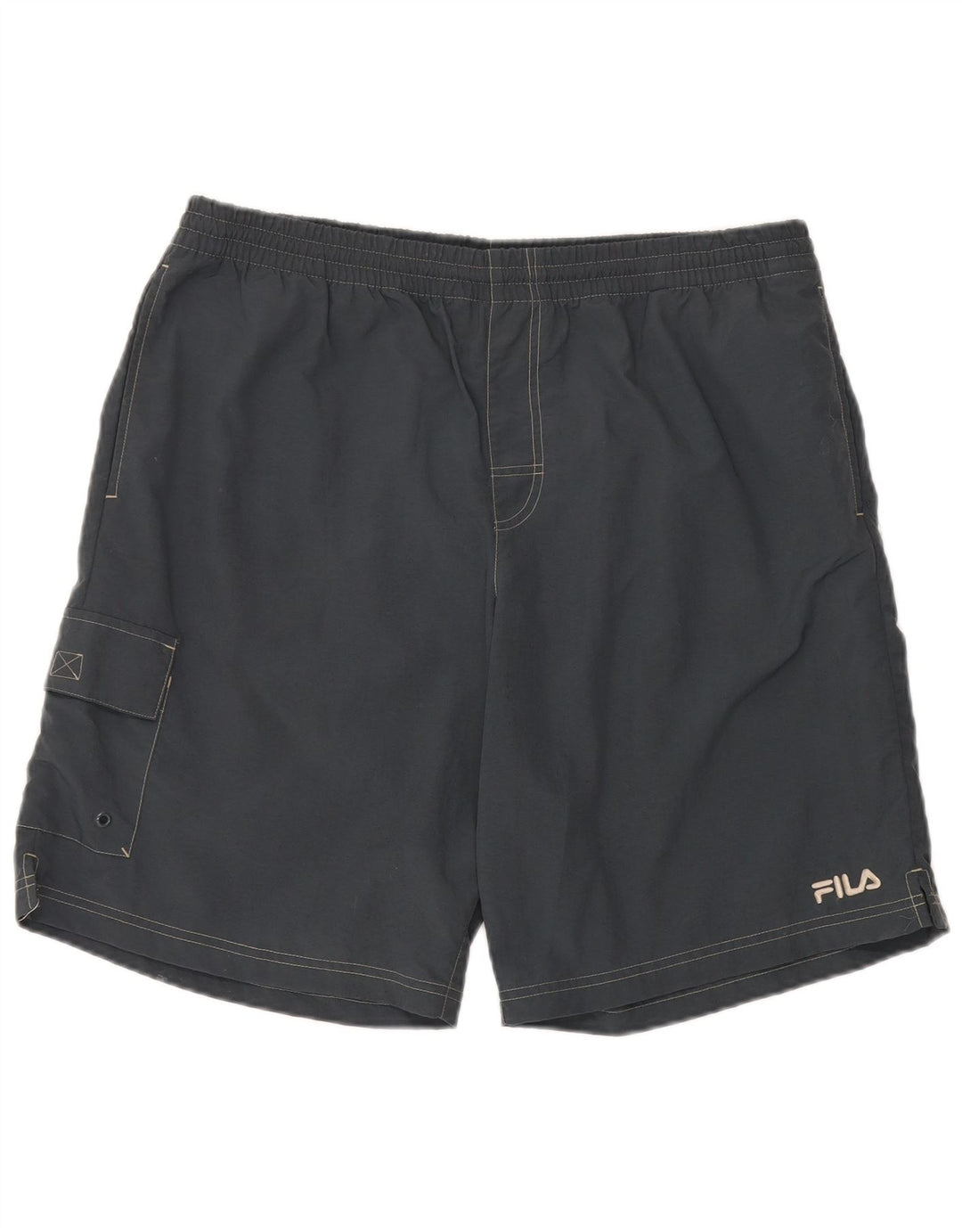 Мужские спортивные шорты Fila XL серые из полиамида
