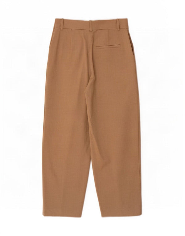 Женские костюмные брюки с завышенной талией Zara XS W24 L26, бежевые