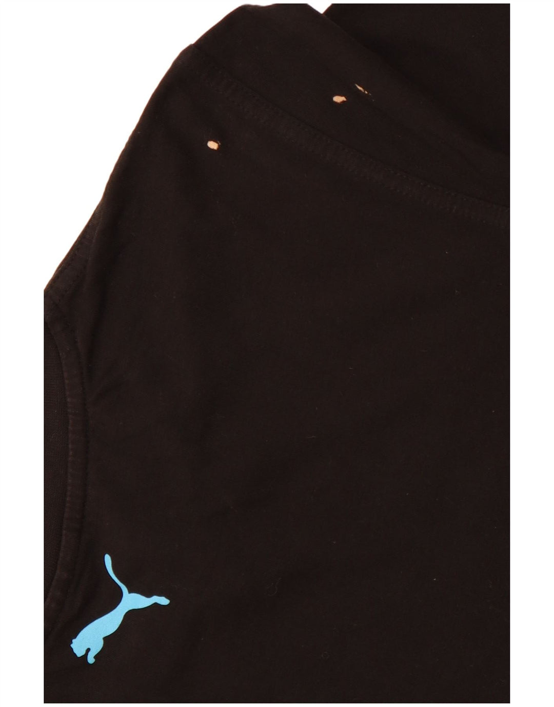 Женская футболка с рисунком PUMA Top UK 10, маленькая, черный хлопок