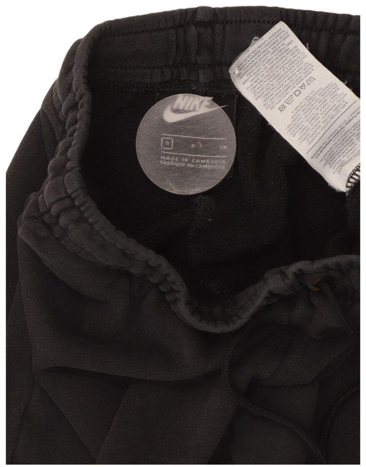 Мужские укороченные спортивные брюки Nike, маленькие черные хлопковые брюки для бега