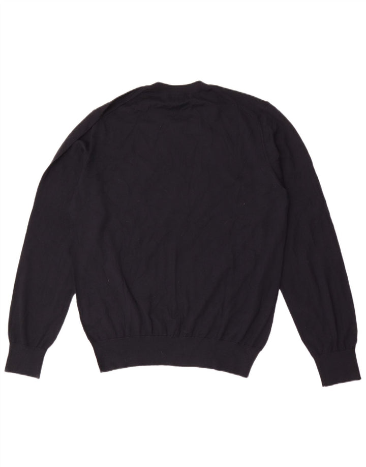 Мужской джемпер с круглым вырезом Dolce & Gabbana IT 50 Medium Navy Blue