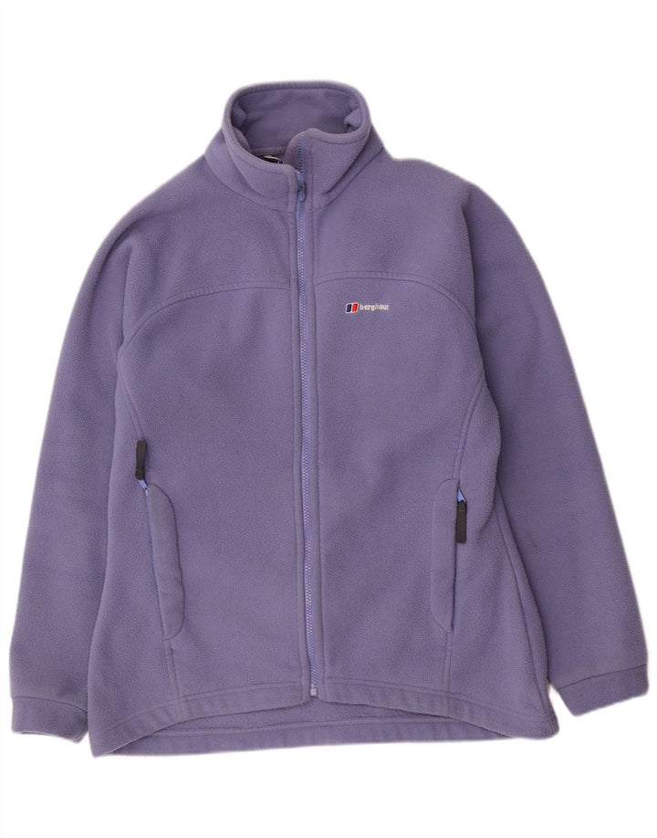 Женская флисовая куртка Berghaus UK 14, большой фиолетовый полиэстер
