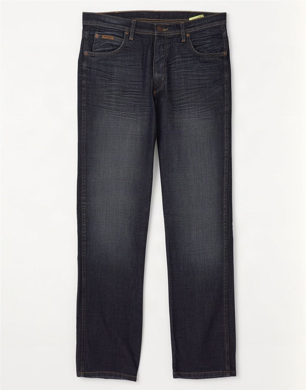 Джинсы Wrangler Arizona Stretch Straight W34 L34 темно-синие, хлопок
