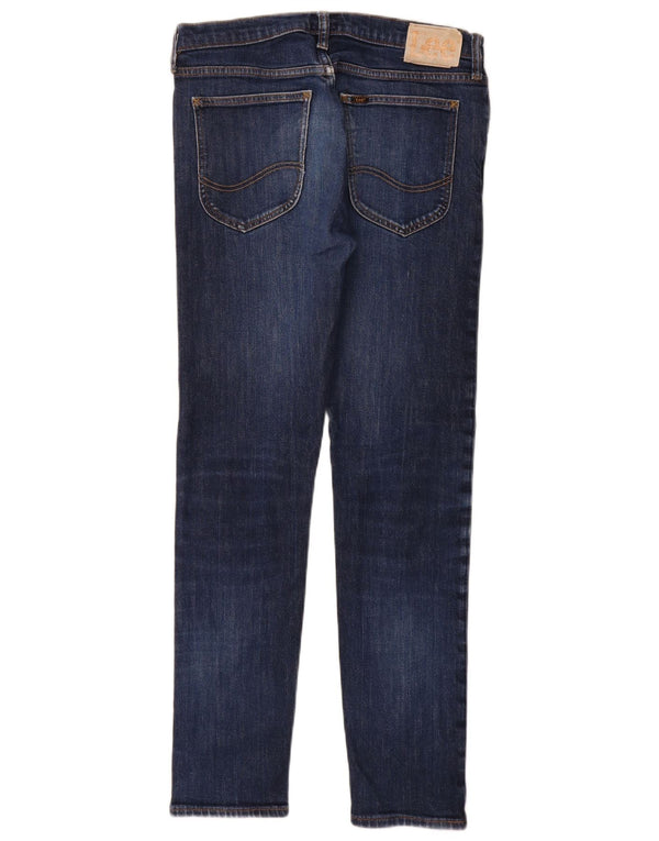 Lee Mens Luke Tapered Slim Jeans W31 L32 Blue Cotton
