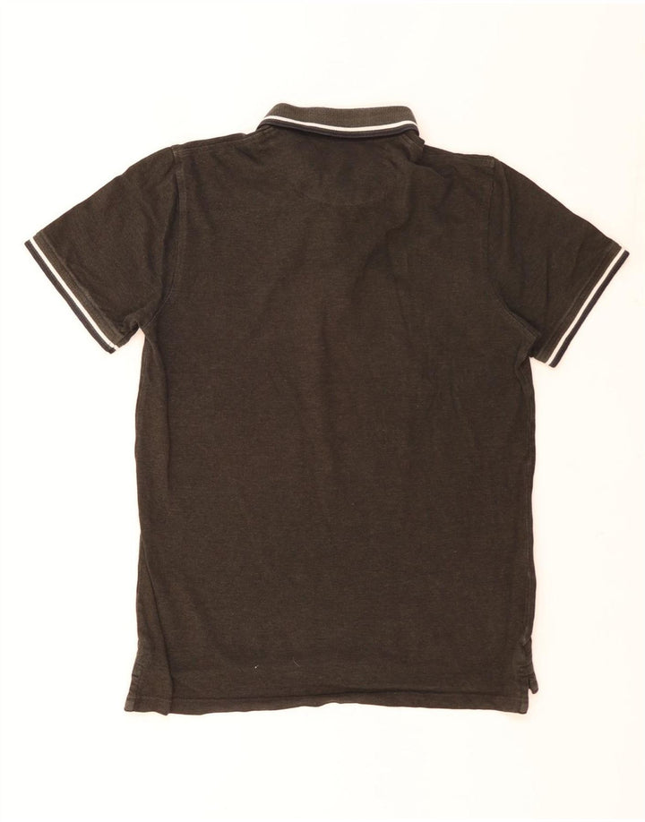Мужская рубашка поло JACK & JONES, большая, хаки, в полоску