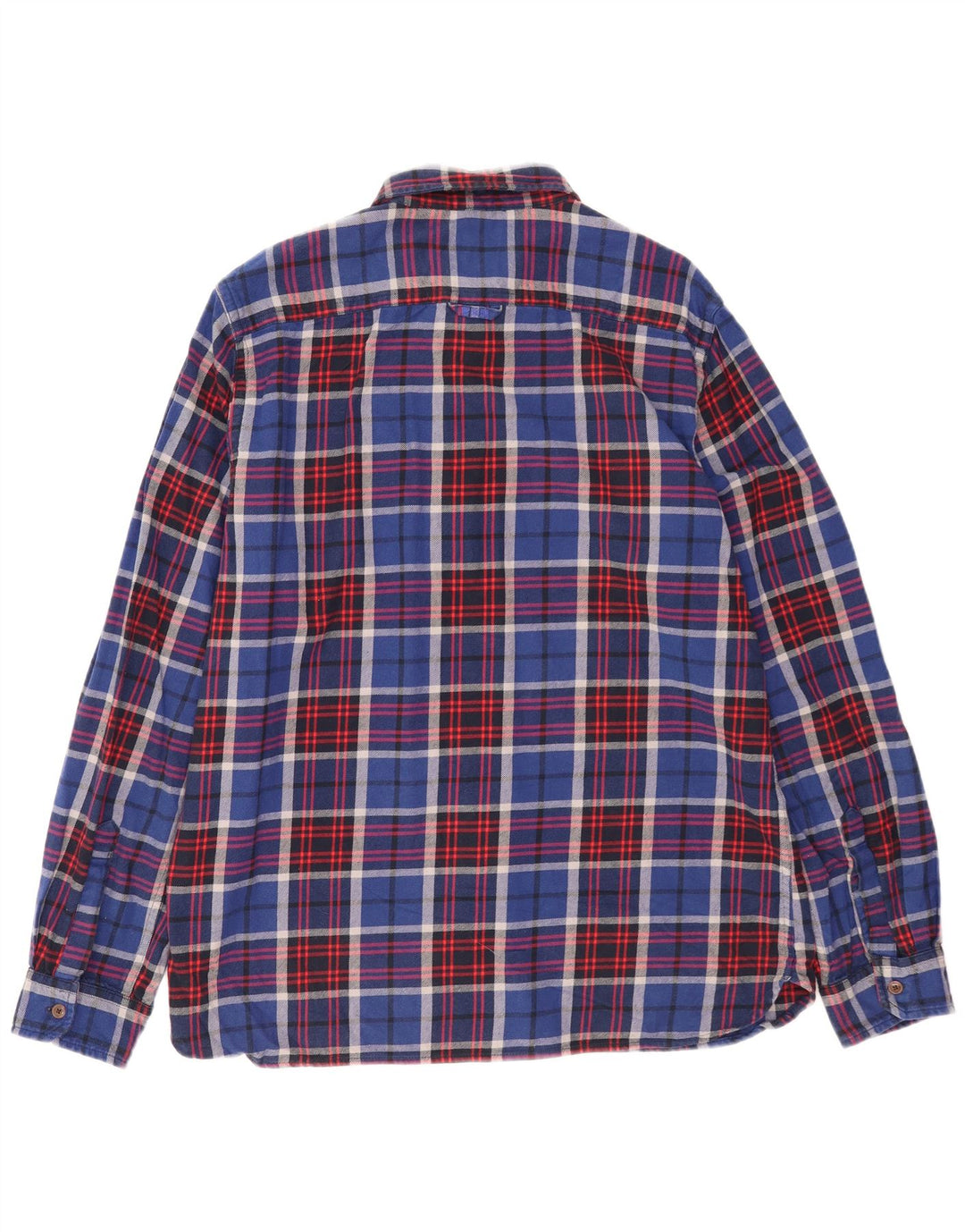 Мужская фланелевая рубашка Superdry 3XL, синяя клетка, хлопок