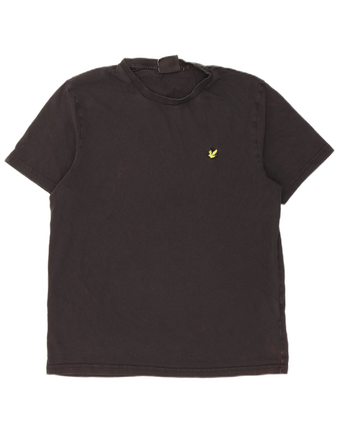 Мужская футболка Lyle & Scott из хлопка среднего размера, черная