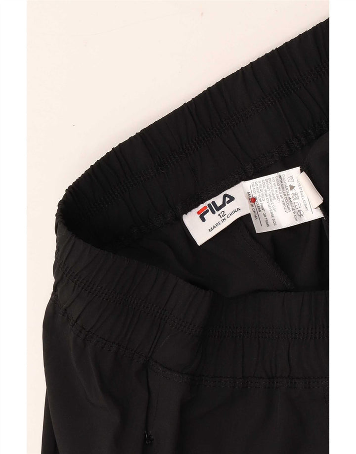 Женские спортивные брюки Fila Joggers UK 12, средний черный полиэстер
