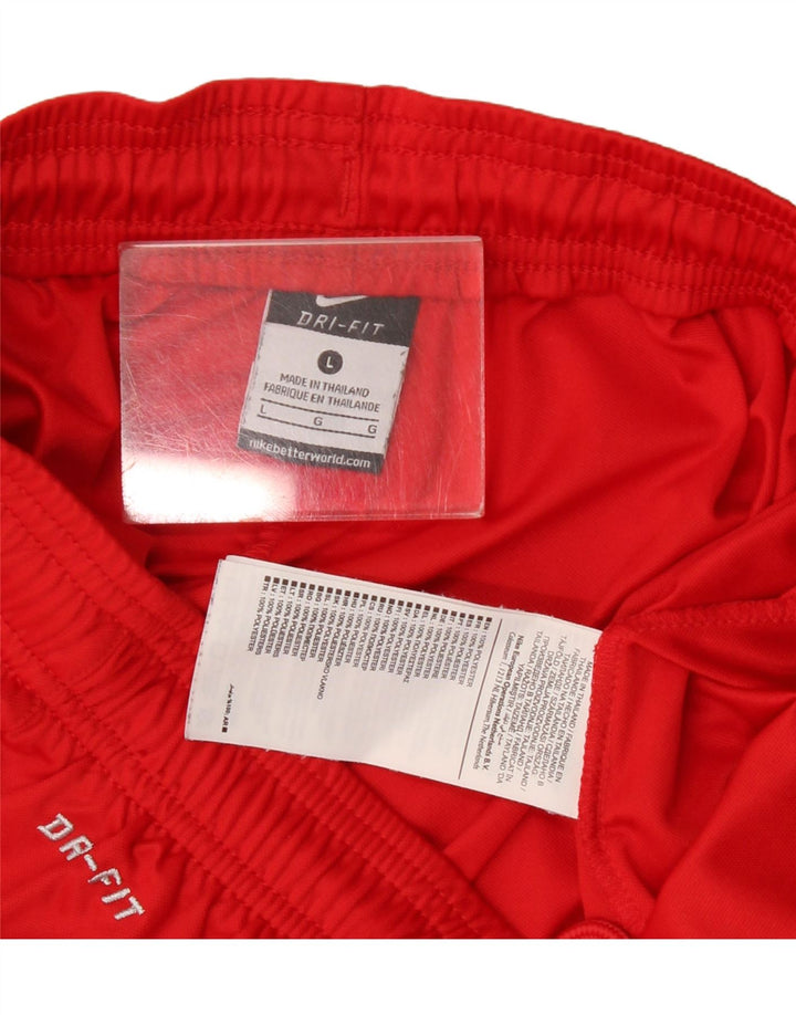 Мужские спортивные шорты Nike Dri Fit, большой красный полиэстер