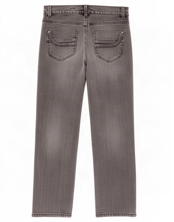 Женские прямые джинсы Marks & Spencer UK 12 Medium W30 L28 Серые хлопковые