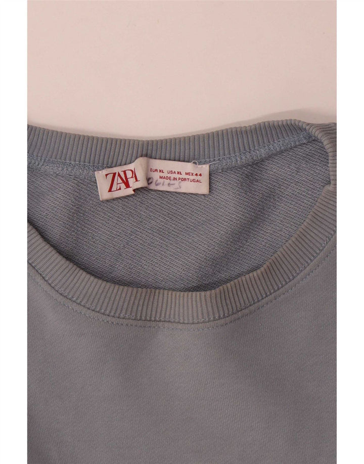 Мужской свитер Zara XL, синий хлопок