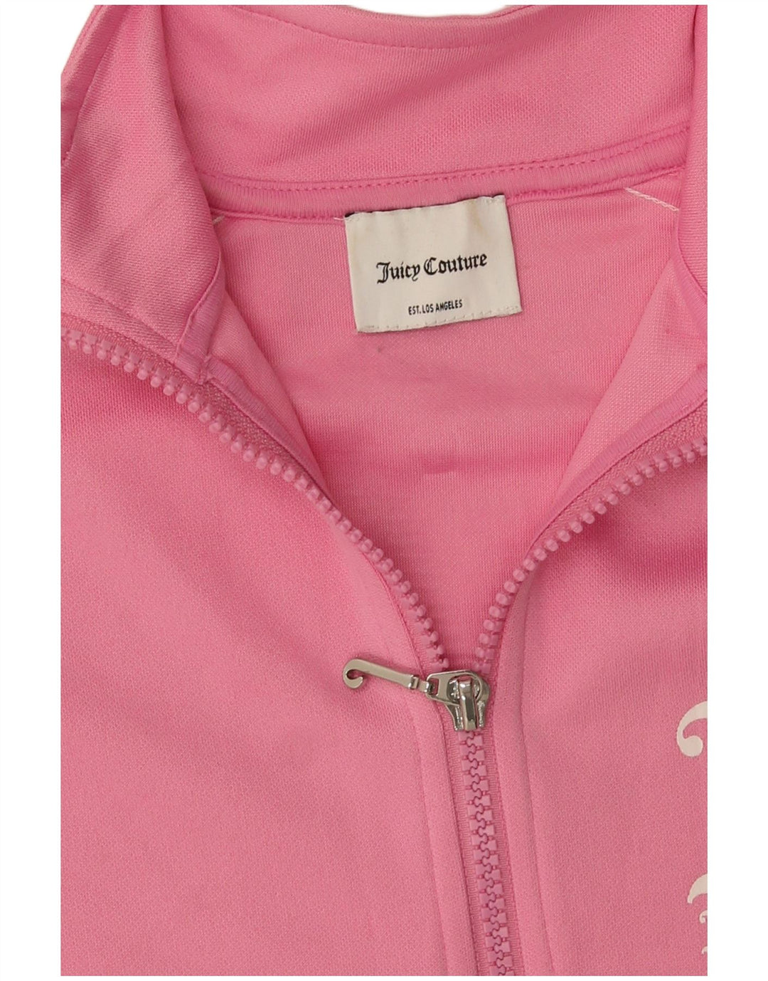 Juicy Couture Женский пуловер с графическим принтом, спортивный костюм, Великобритания 14, средний розовый