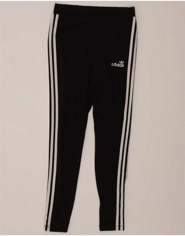 Женские леггинсы Adidas UK 14, большие черные хлопковые
