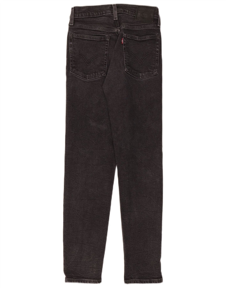Женские узкие джинсы Levi's W24 L28 Серые хлопковые