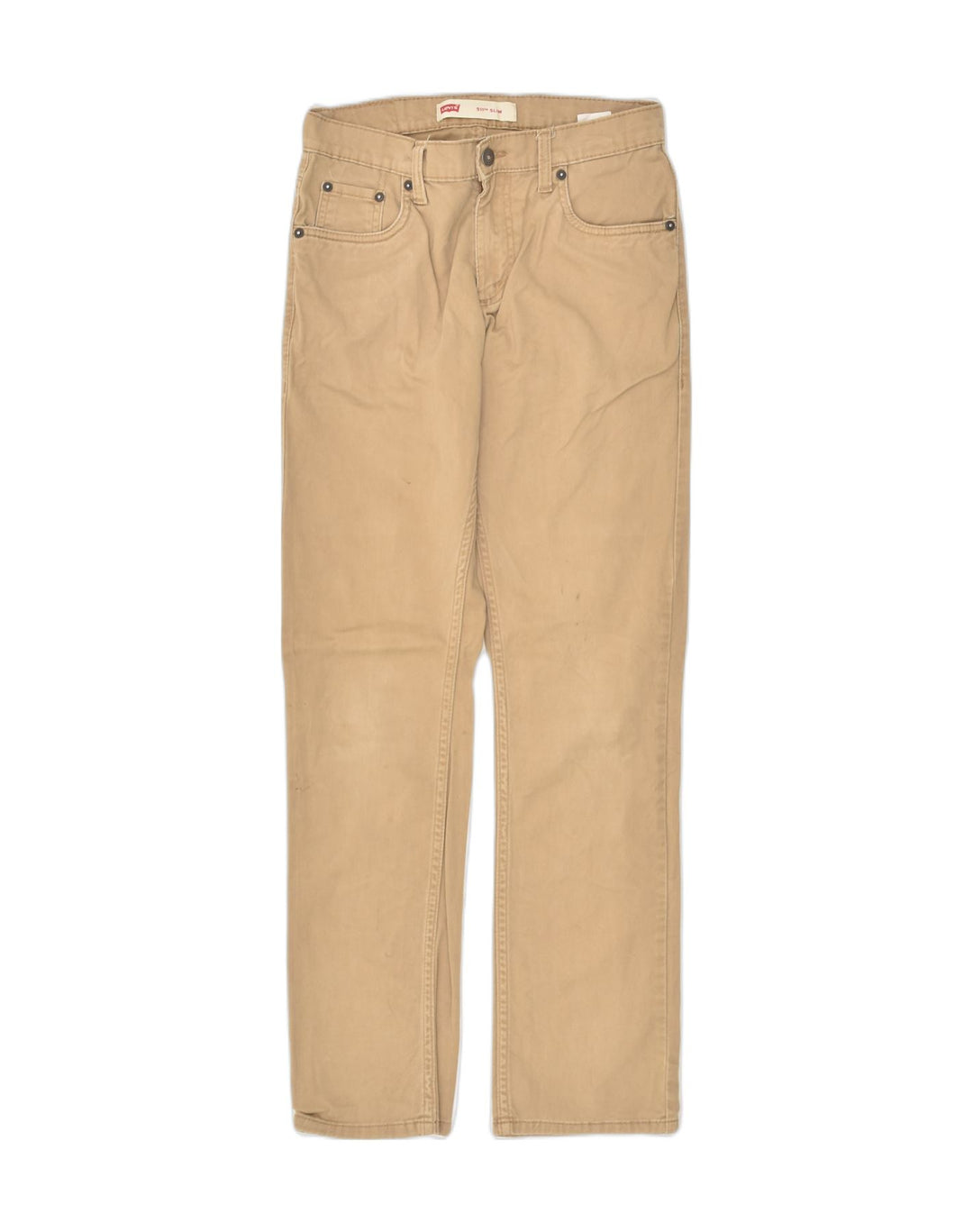 LEVI'S Girls 511 Slim Fit Casual Trousers 15-16 Years W28 L28 Brown Cotton | Vintage Levi's | Thrift | Second-Hand Levi's | Used Clothing | Messina Hembry 