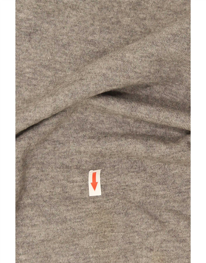 Мужской джемпер с круглым вырезом Fred Perry, средний серый в крапинку