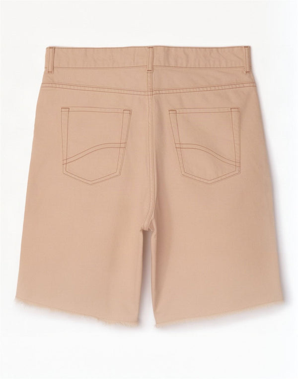 Женские джинсовые шорты-бермуды Fat Face Fleet UK 12 Medium W30 Off White