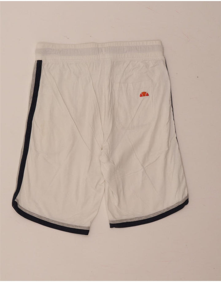 Женские спортивные шорты Ellesse с графическим рисунком UK 16, большие белые хлопковые