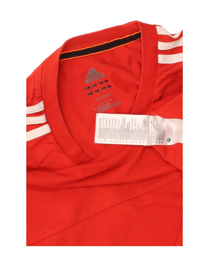 Adidas Мужская футболка Climalite Top Medium Red Cotton