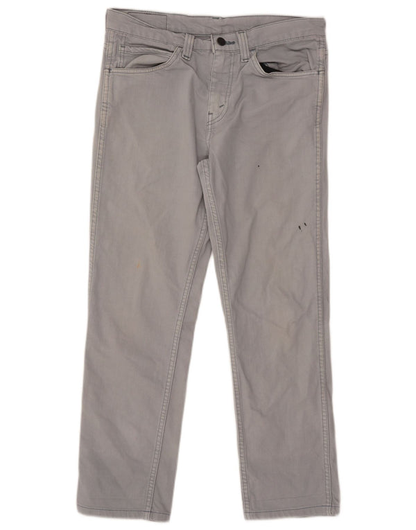 Мужские джинсы Levi's 511 Slim W32 L27 Серые хлопковые