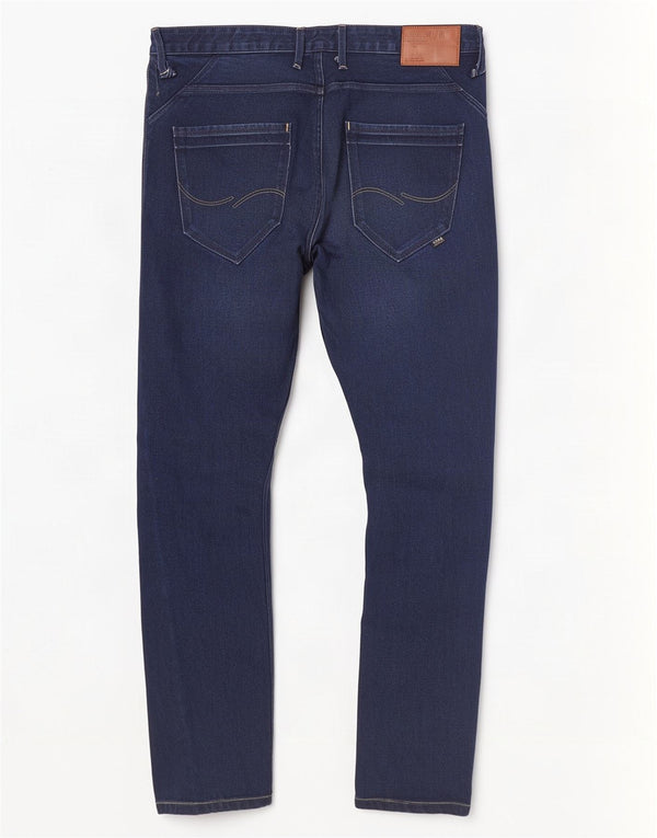 Мужские узкие джинсы Jack & Jones W34 L31 темно-синие