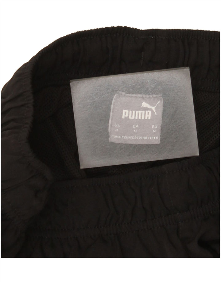 Мужские спортивные брюки Puma Джоггеры среднего размера, черные