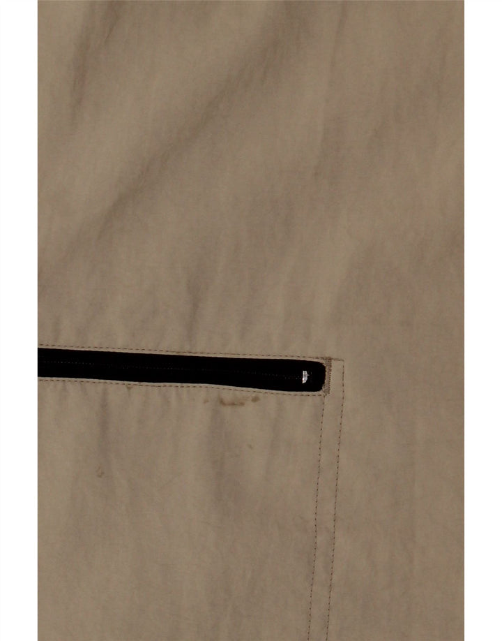 Мужская рубашка с коротким рукавом ADIDAS UK 46/48 XL, бежевый полиэстер