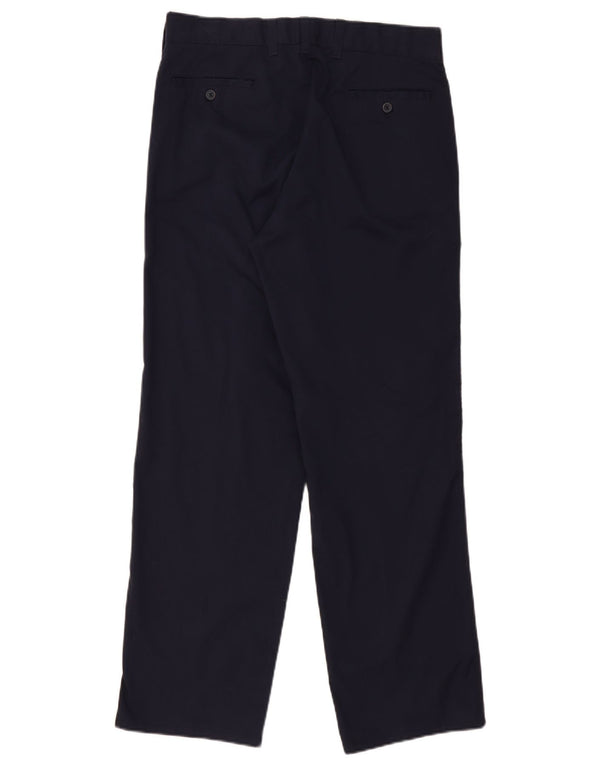 Мужские прямые брюки-чиносы Armani IT 46 Small W30 L30 Темно-синий полиэстер