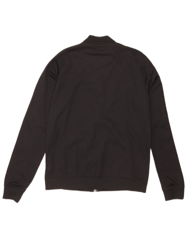 Мужская спортивная куртка Nike Dri Fit, верхняя куртка, средний черный, спортивная с цветными блоками