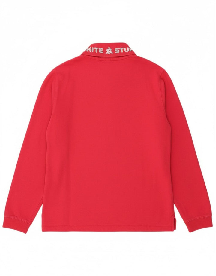 Женский свитшот с воротником на молнии White Stuff, хлопковый джемпер, Великобритания 12, средний розовый цвет