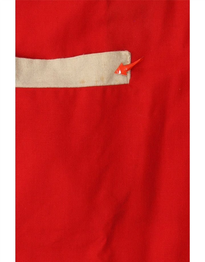 Женское свободное платье Luna EU 40, средний красный цвет, хлопок