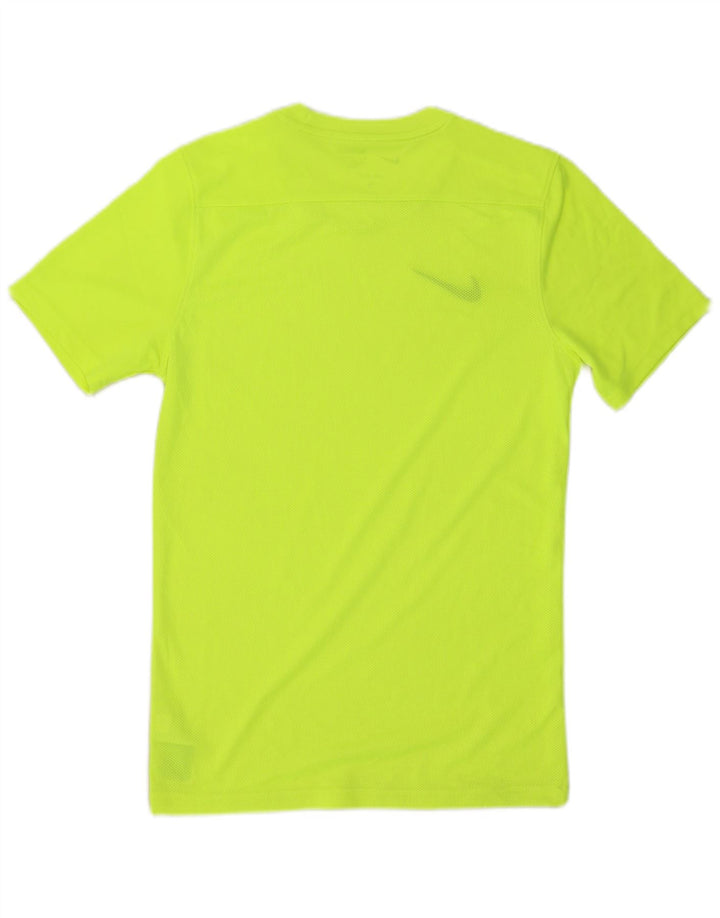 Мужская тонкая футболка Nike Dri Fit, маленький зеленый полиэстер