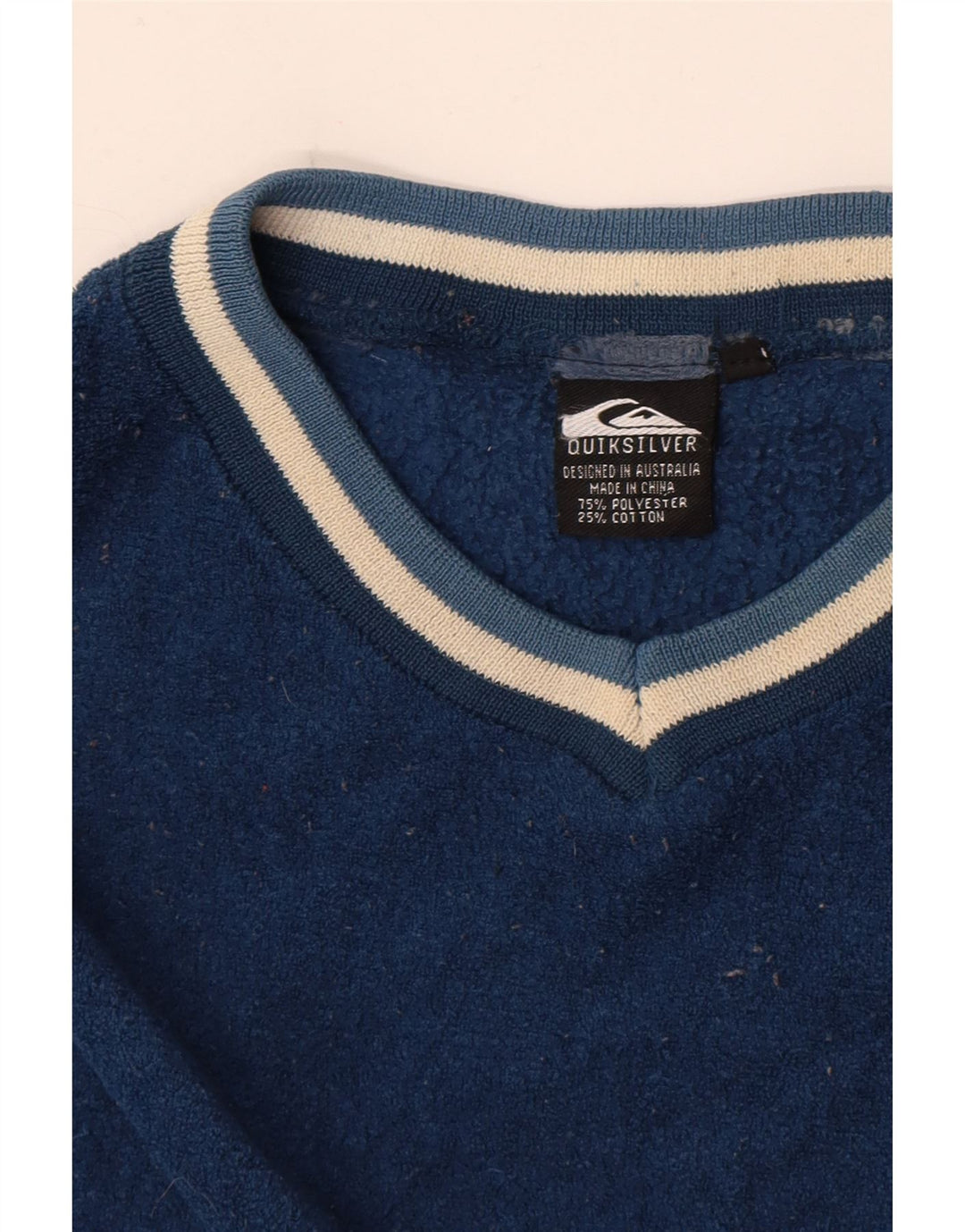 Мужской флисовый джемпер Quiksilver 2XL синий полиэстер