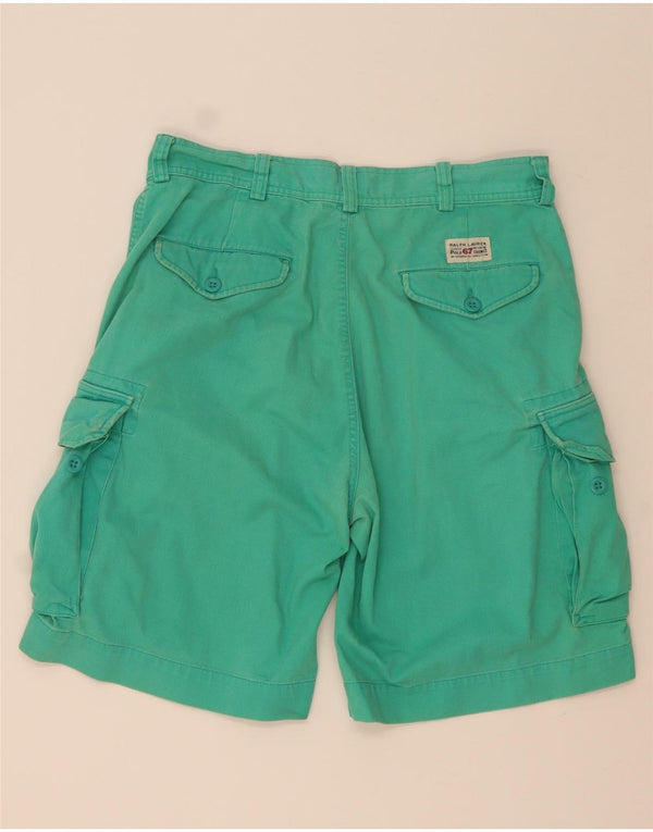 Мужские шорты карго Polo Ralph Lauren W34, большие зеленые, хлопковые
