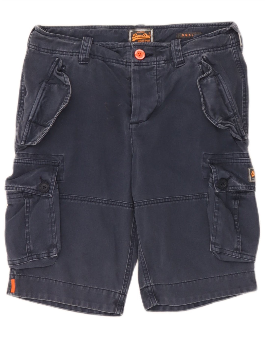 Мужские шорты-карго Superdry, маленькие W29, темно-синие, хлопок