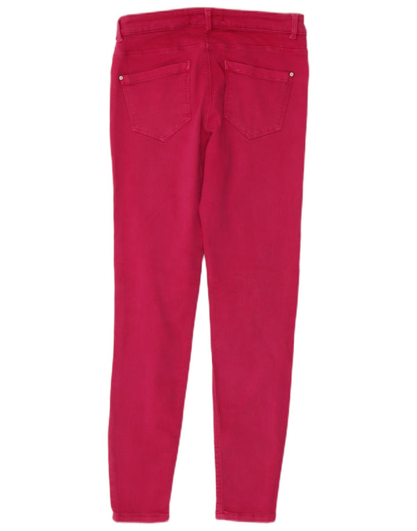 Женские джинсы скинни Zara EU 38, маленькие W28 L26, розовые