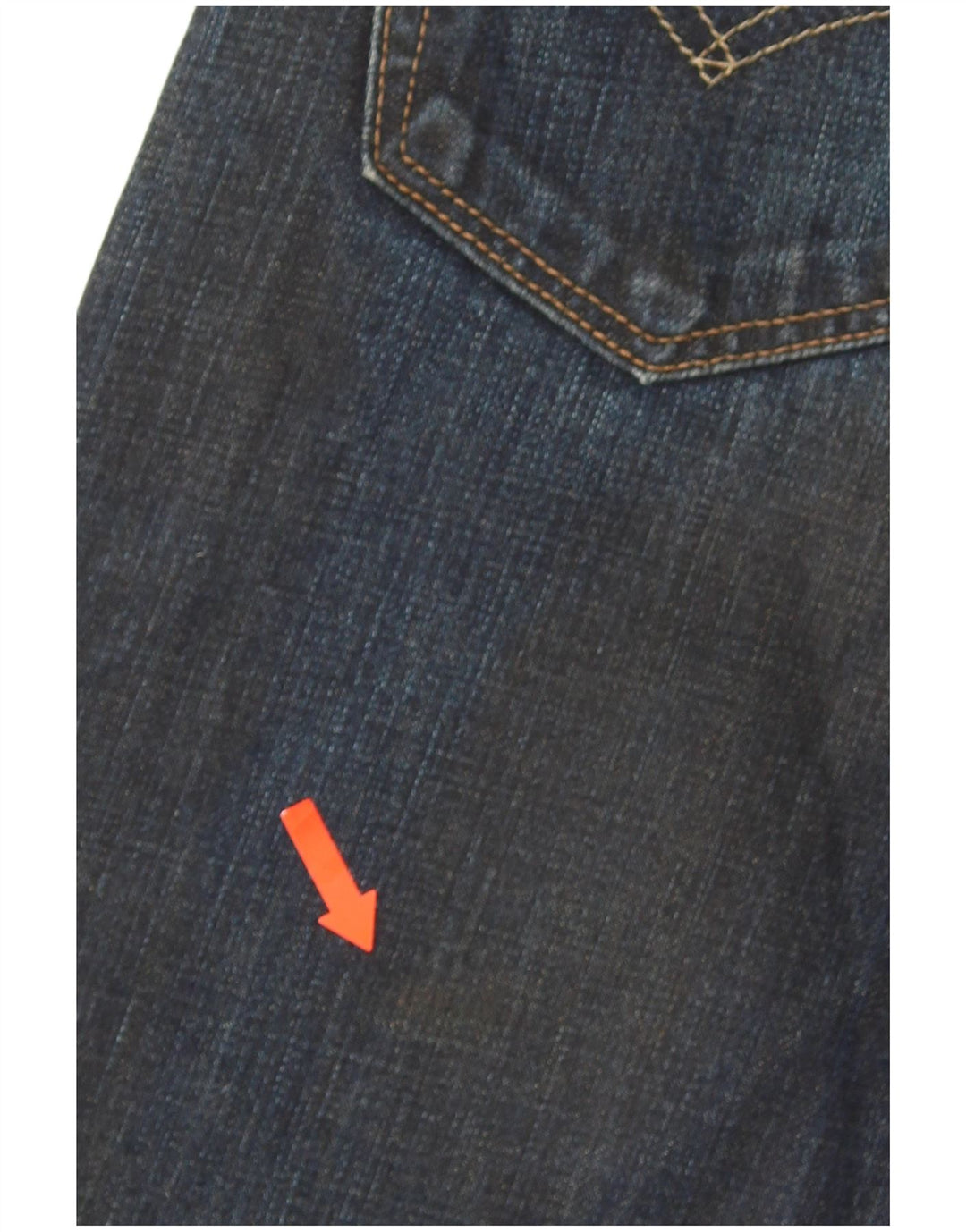 Мужские прямые джинсы Levi's 504 W28 L32 темно-синие, хлопок