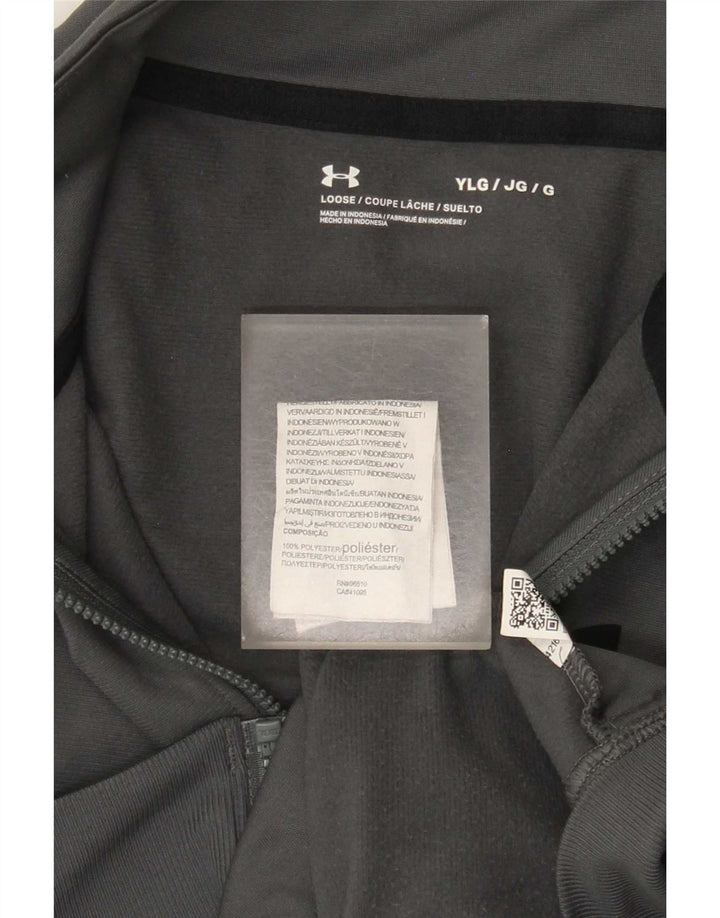 Спортивный костюм Under Armour для мальчиков, верхняя куртка 11–12 лет, большая серая цветная блокировка