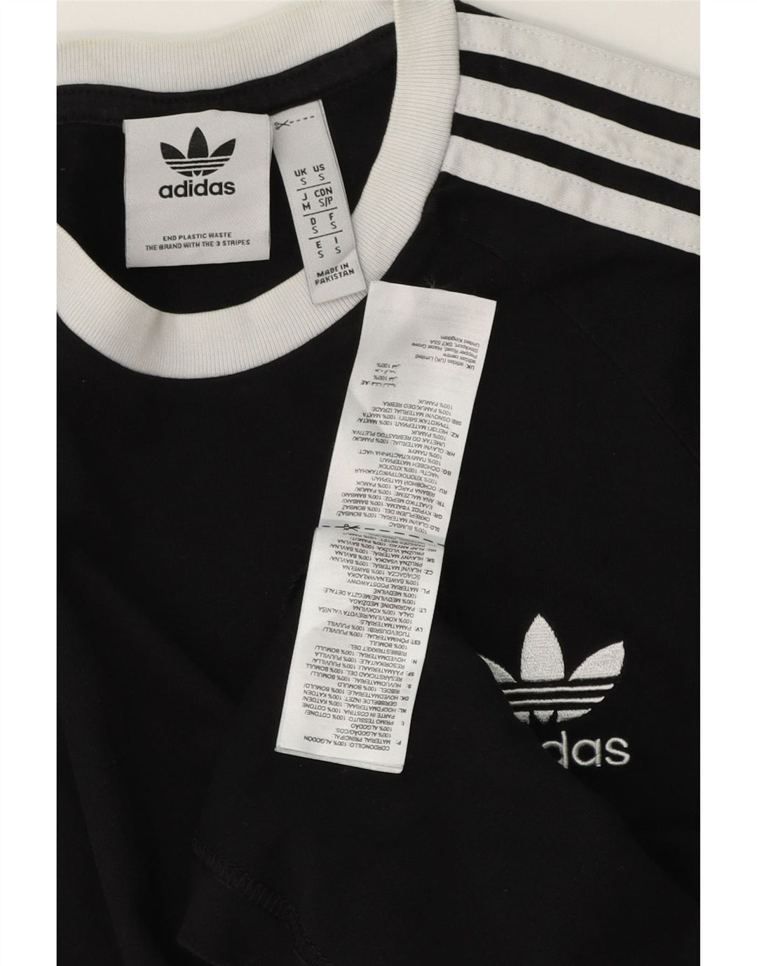 Adidas Мужская футболка Top Small Black Cotton