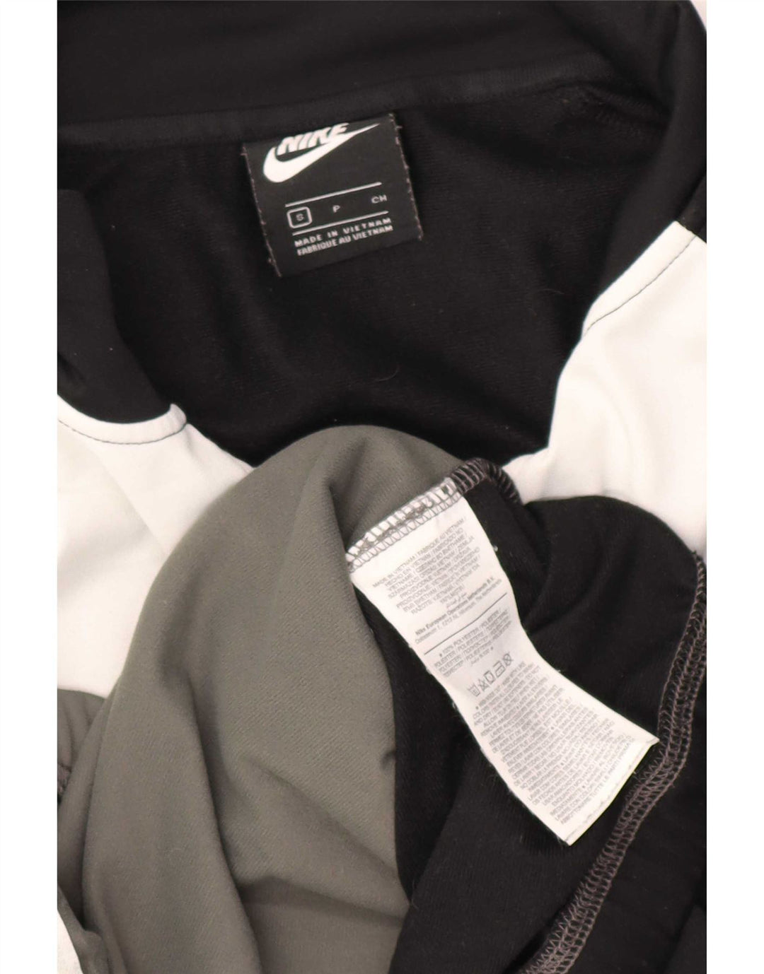 Мужской спортивный костюм Nike, маленькая черная полиэстер с цветными блоками