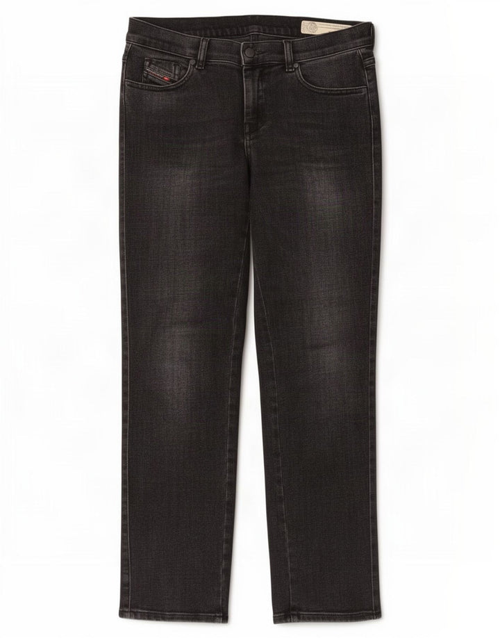 Женские прямые джинсы Diesel D-Sandy Regular W28 L30, черные