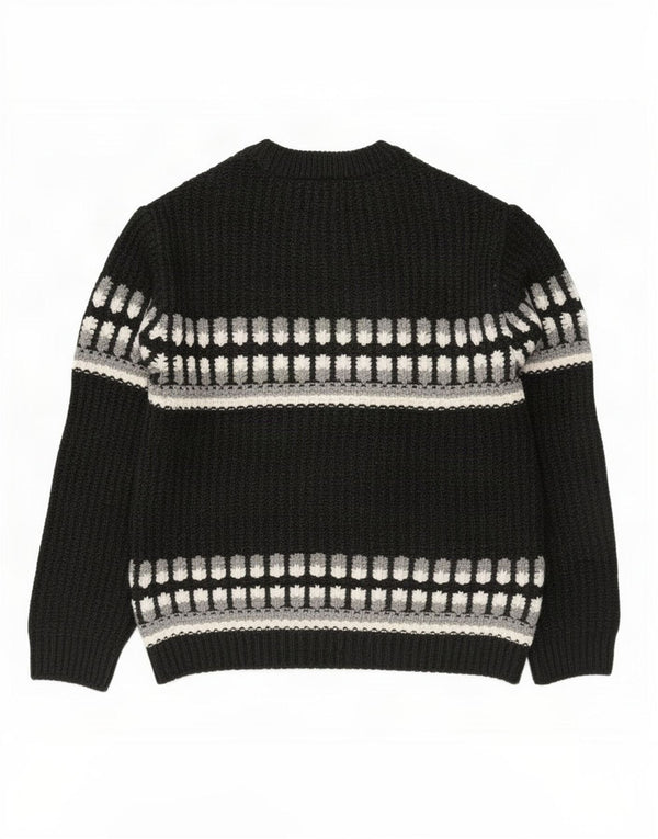 Джемпер с высоким воротником Zara для мальчиков, 13–14 лет, серый акрил Fair Isle