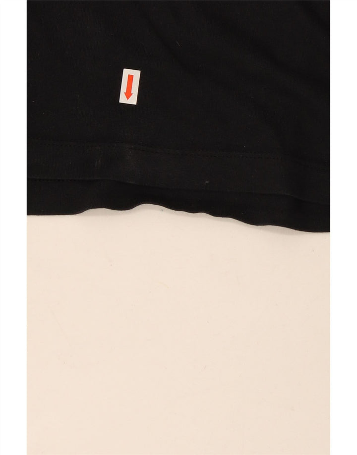 Мужская футболка с рисунком Nike, большая черная