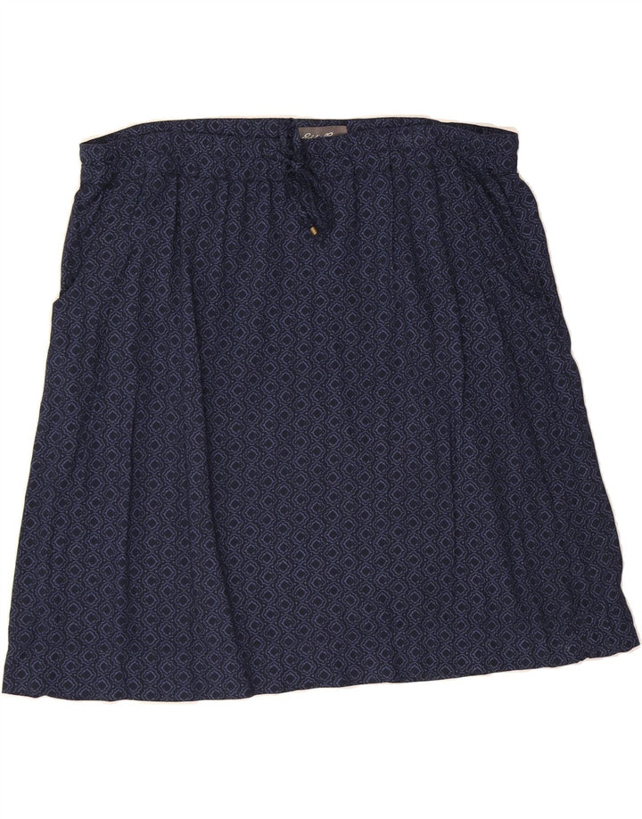 EDDIE BAUER Womens A-Line Skirt XL W38 Navy Blue Argyle/Diamond Vintage Eddie Bauer and Second-Hand Eddie Bauer from Messina Hembry 