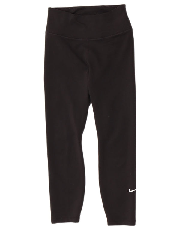 Женские укороченные леггинсы Nike Dri Fit UK 4 XS, черные